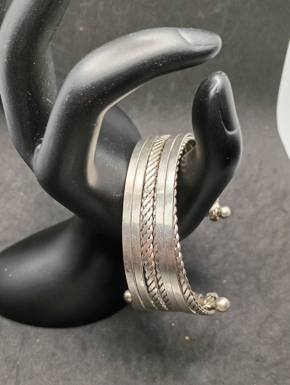 Silver-Tone Multi-Row Women's Bracelet
